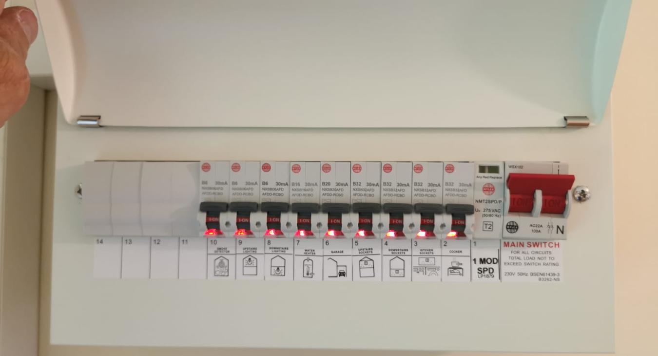 AFDD consumer unit