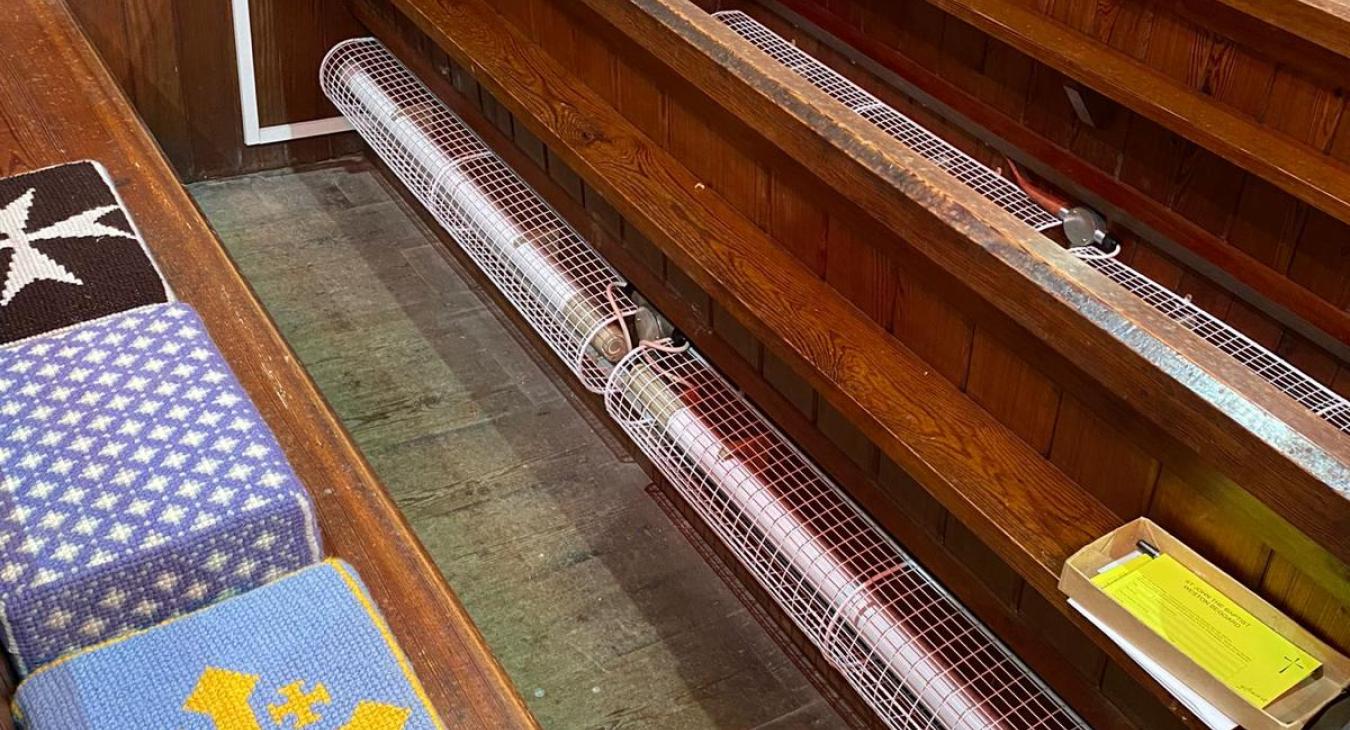 Church heating installation  