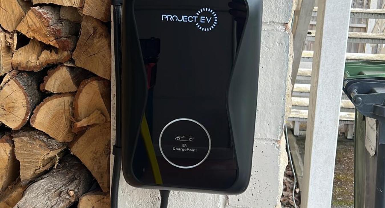 EV car charging point installation