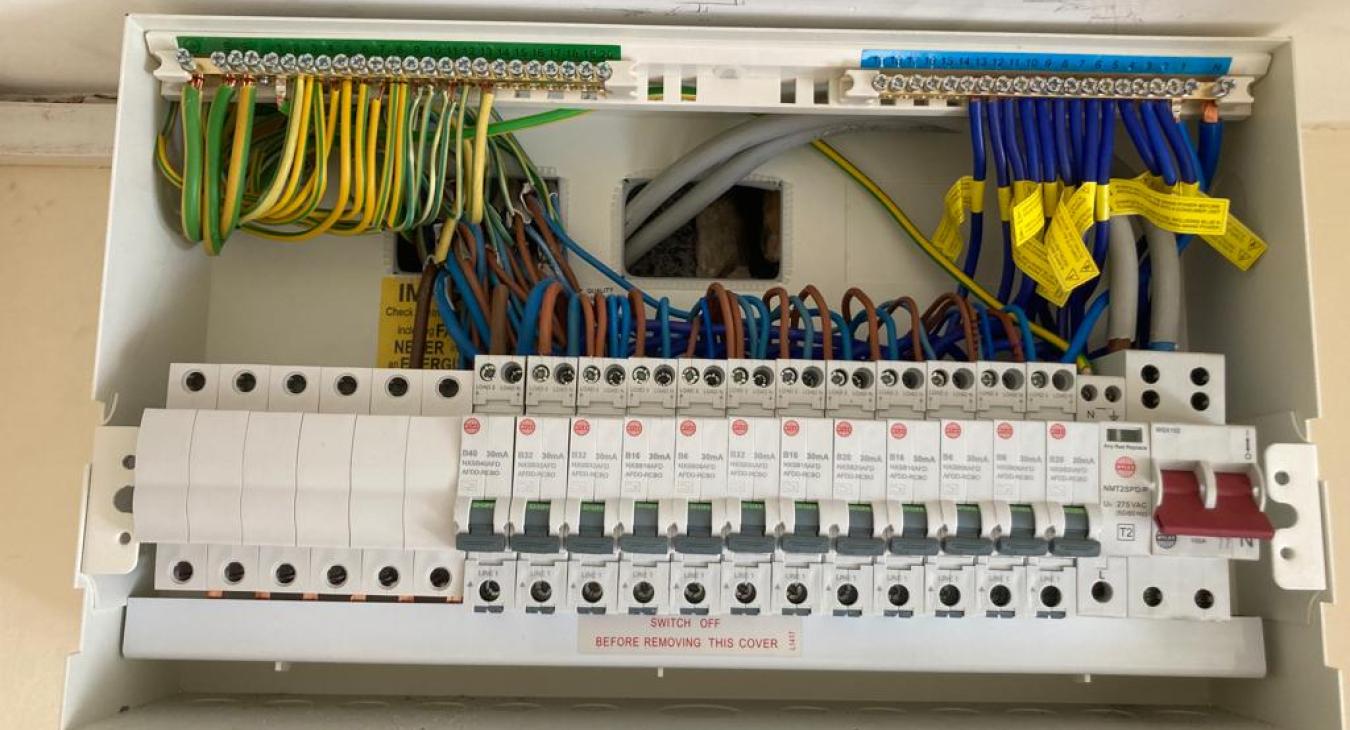 New fuse board installed by ElectricsFixed in Hereford