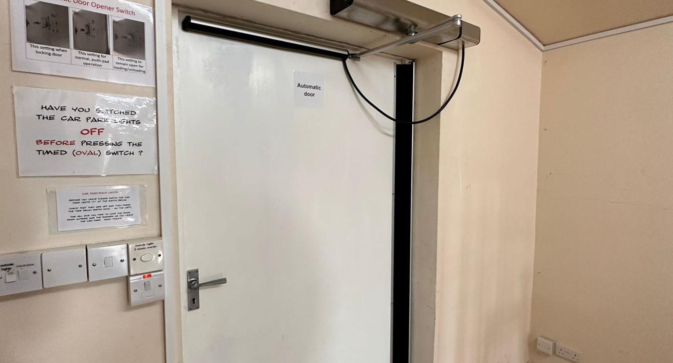 A new Automatic door installation we carried out in Herefordshire