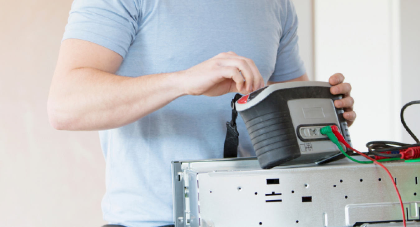 Electrical testing for retail premises.
